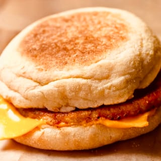 Egg Sandwich Sausage, Bacon or Ham