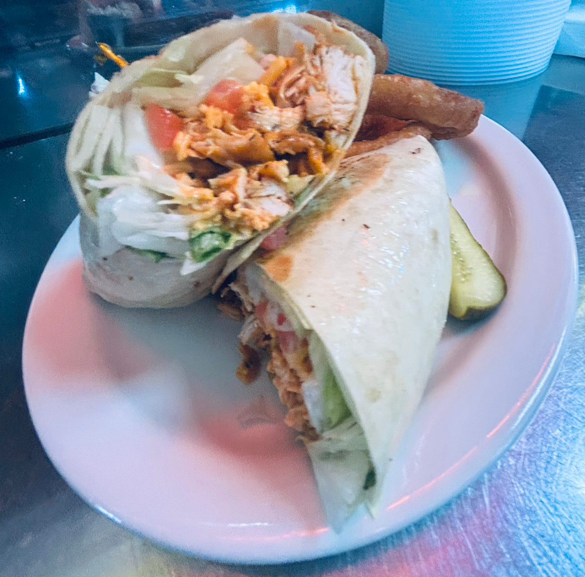 Buffalo Chicken Wrap.