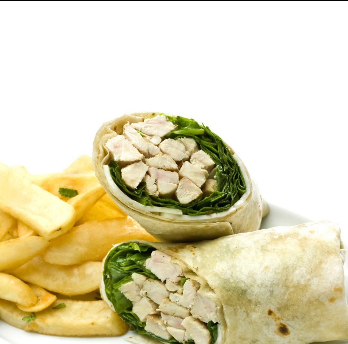 Grilled Chicken Caesar Wrap.