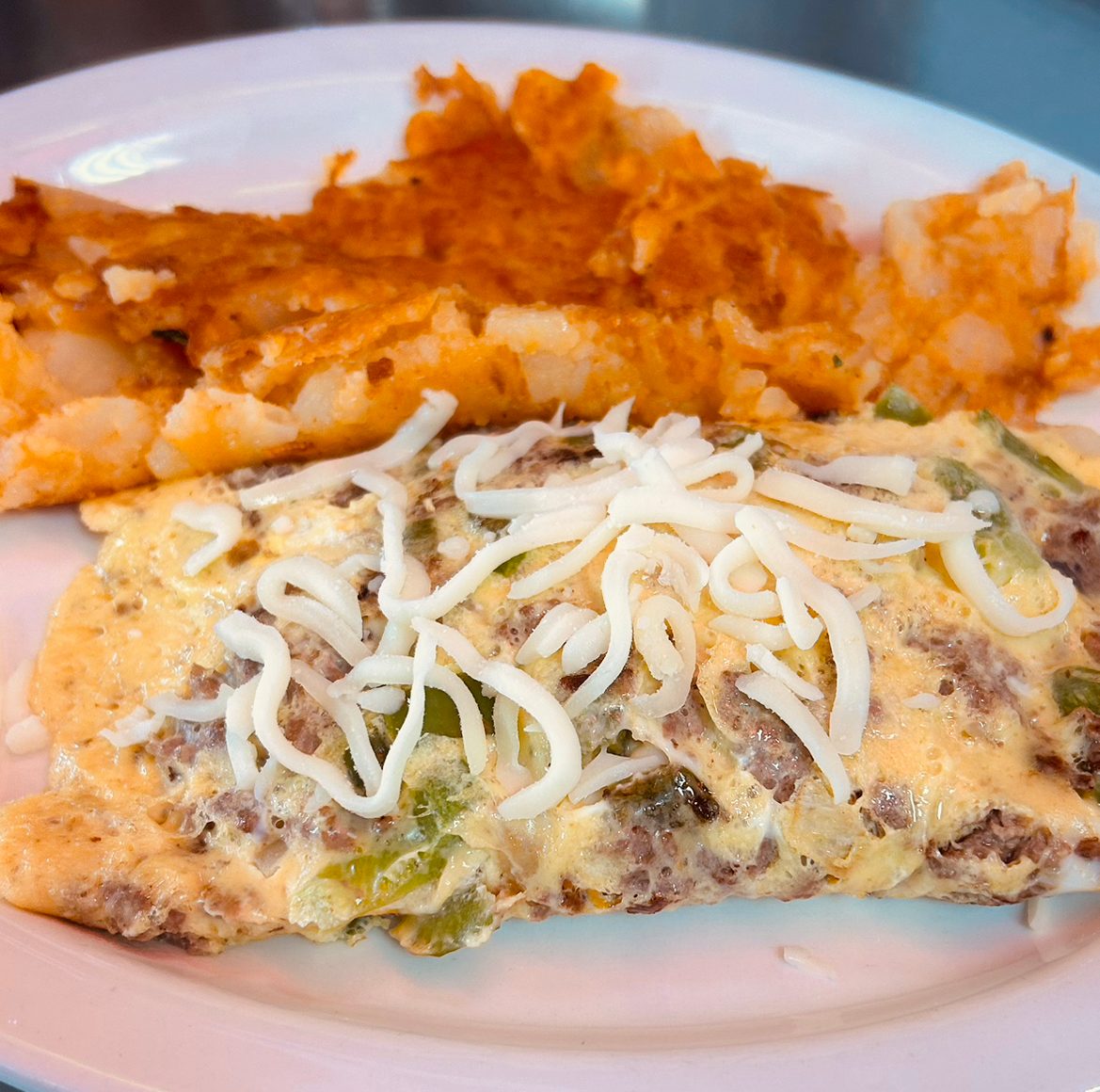 Philly Omelette.
