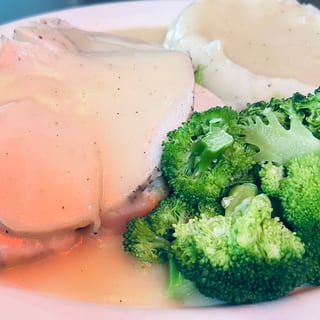 Open Roast Turkey Sandwich
