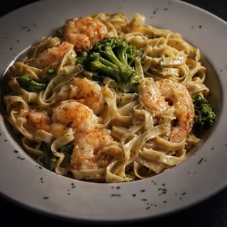 Shrimp Alfredo