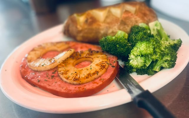 Ham Steak.