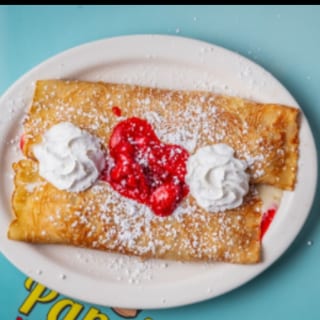 Cream Cheese & Strawberry Crepe