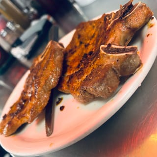 Pork Chops and Eggs