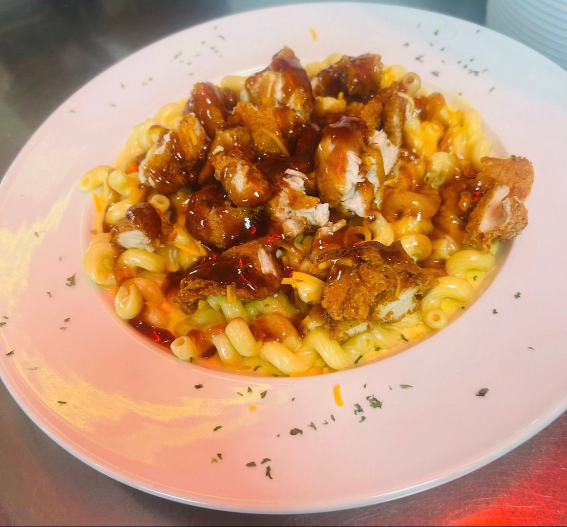 Bbq Chicken Mac.