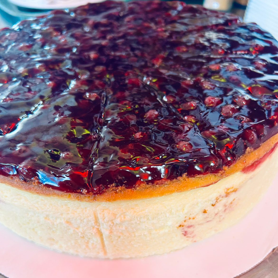 Blueberry Cheesecake.