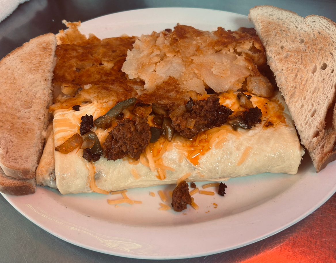 Mexican Omelette.