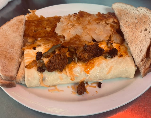 Mexican Omelette.