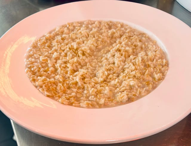 Hot Bowl of Oatmeal.