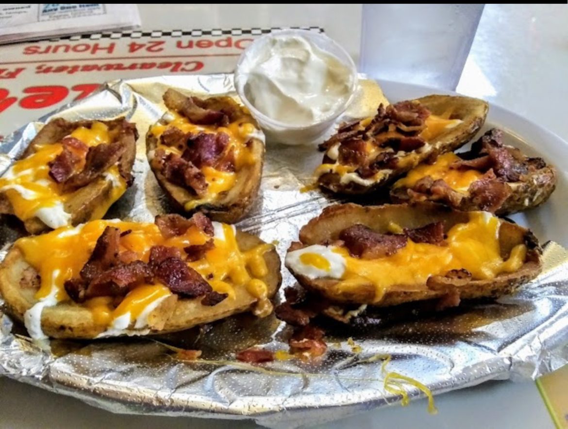 Stuffed Potato Skins.